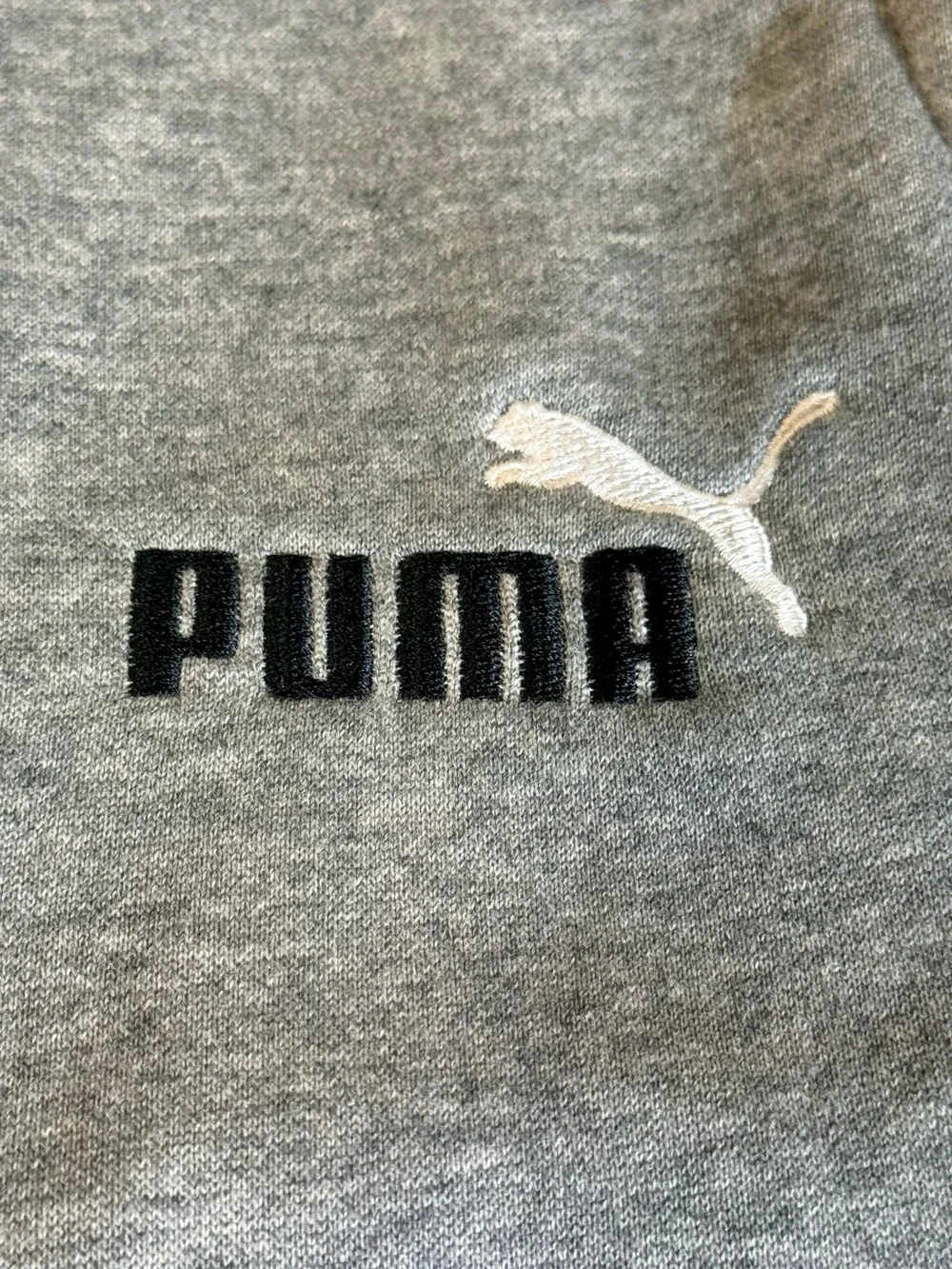 Puma mens M size Grey Jogger Pants like new